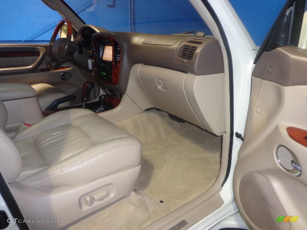 2002 LX 470 - Golden Pearl / Ivory photo #21
