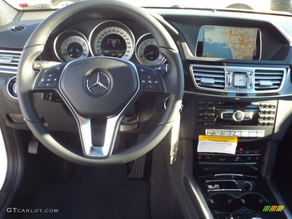 2014 E 350 Sport Sedan - Diamond White Metallic / Black photo #9