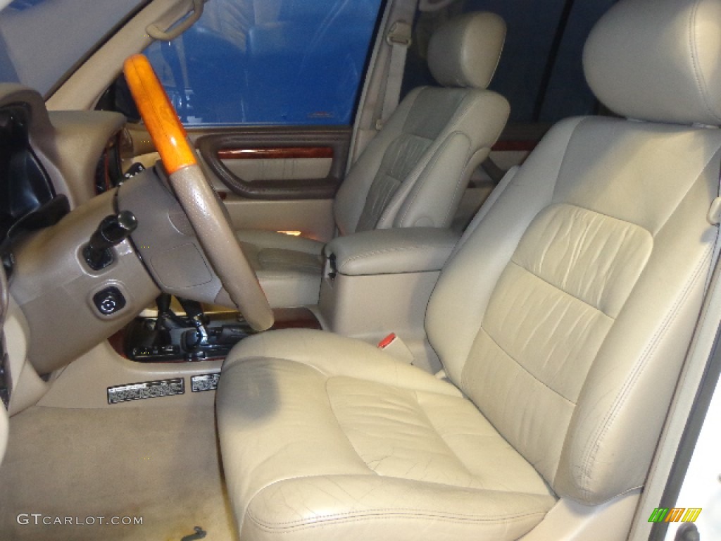 2002 LX 470 - Golden Pearl / Ivory photo #25