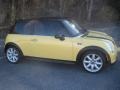 2005 Liquid Yellow Mini Cooper S Hardtop  photo #2