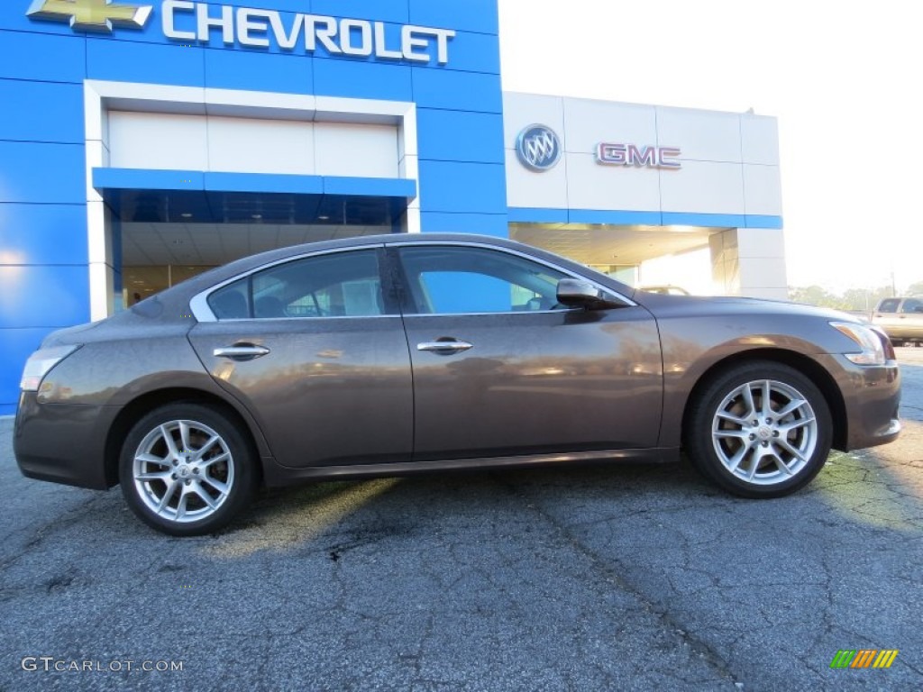 2012 Maxima 3.5 S - Java Metallic / Charcoal photo #8
