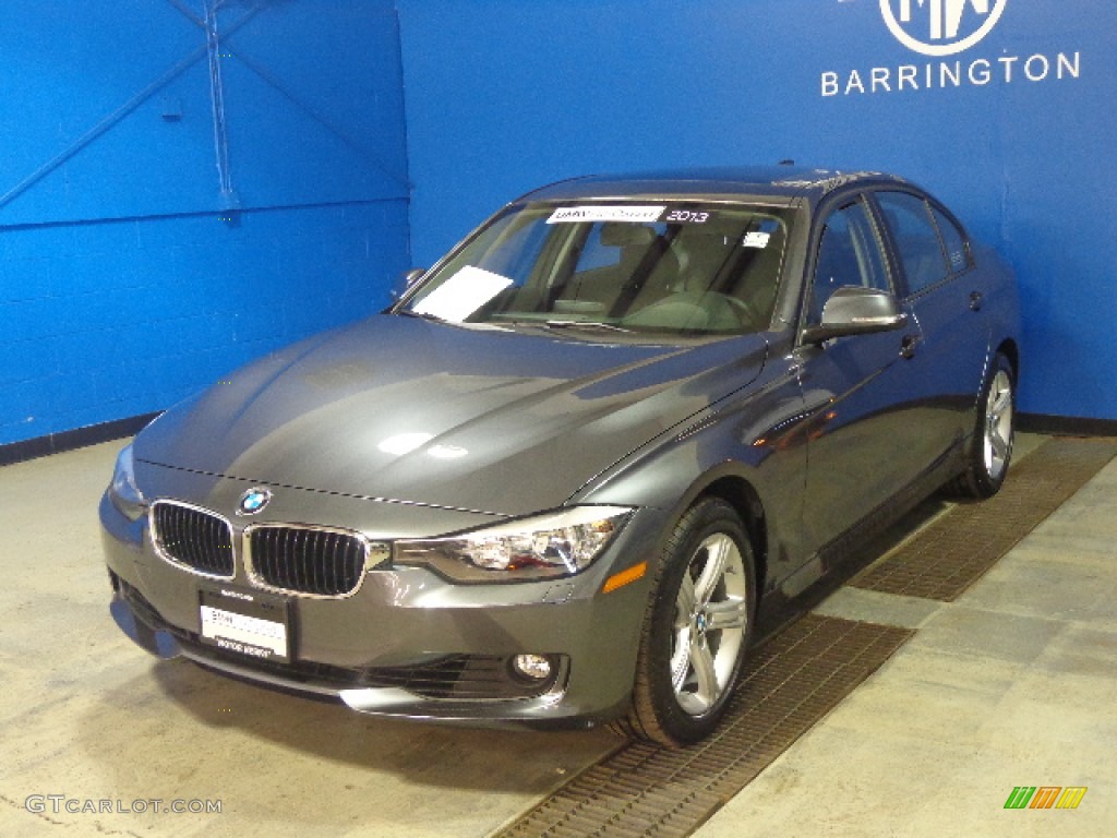 2013 3 Series 328i xDrive Sedan - Mineral Grey Metallic / Black photo #1