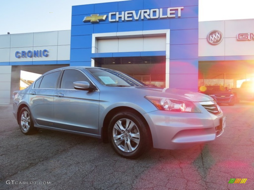 2011 Accord LX-P Sedan - Celestial Blue Metallic / Black photo #1
