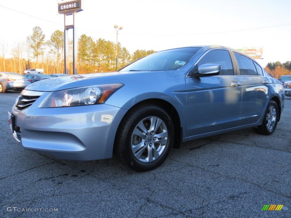 2011 Accord LX-P Sedan - Celestial Blue Metallic / Black photo #3