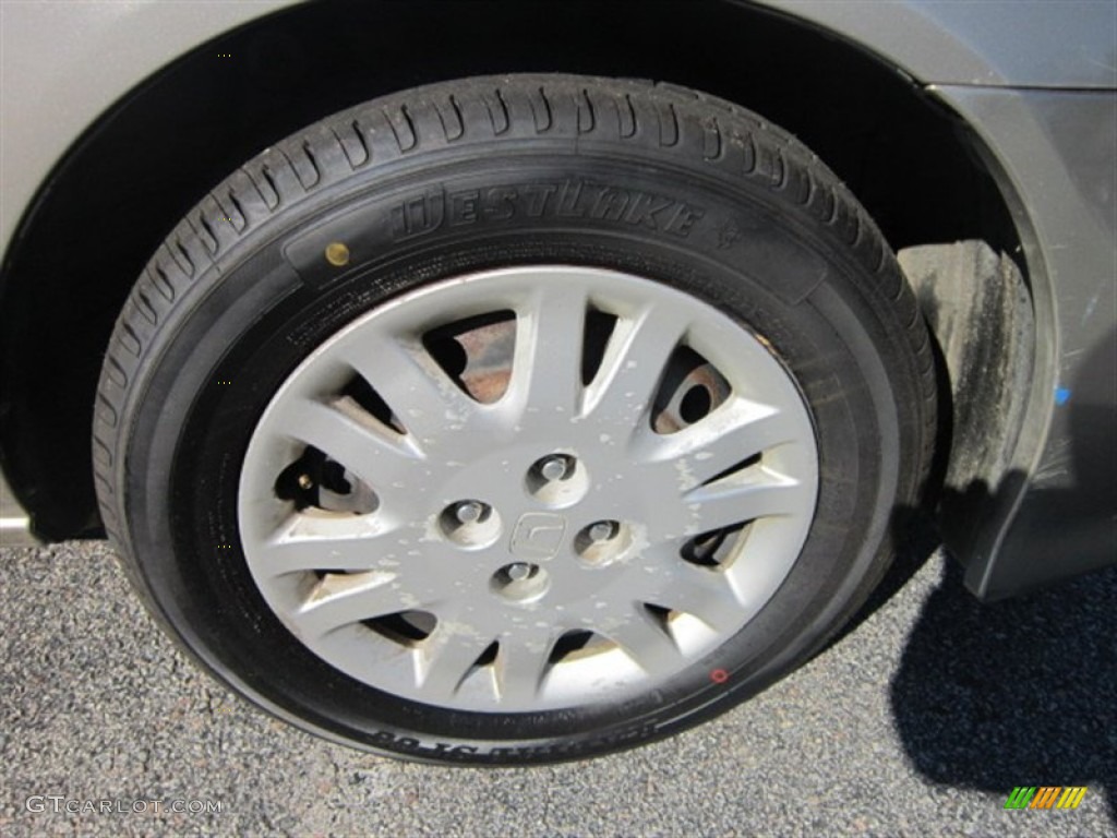 2004 Civic LX Sedan - Shoreline Mist Metallic / Ivory Beige photo #5