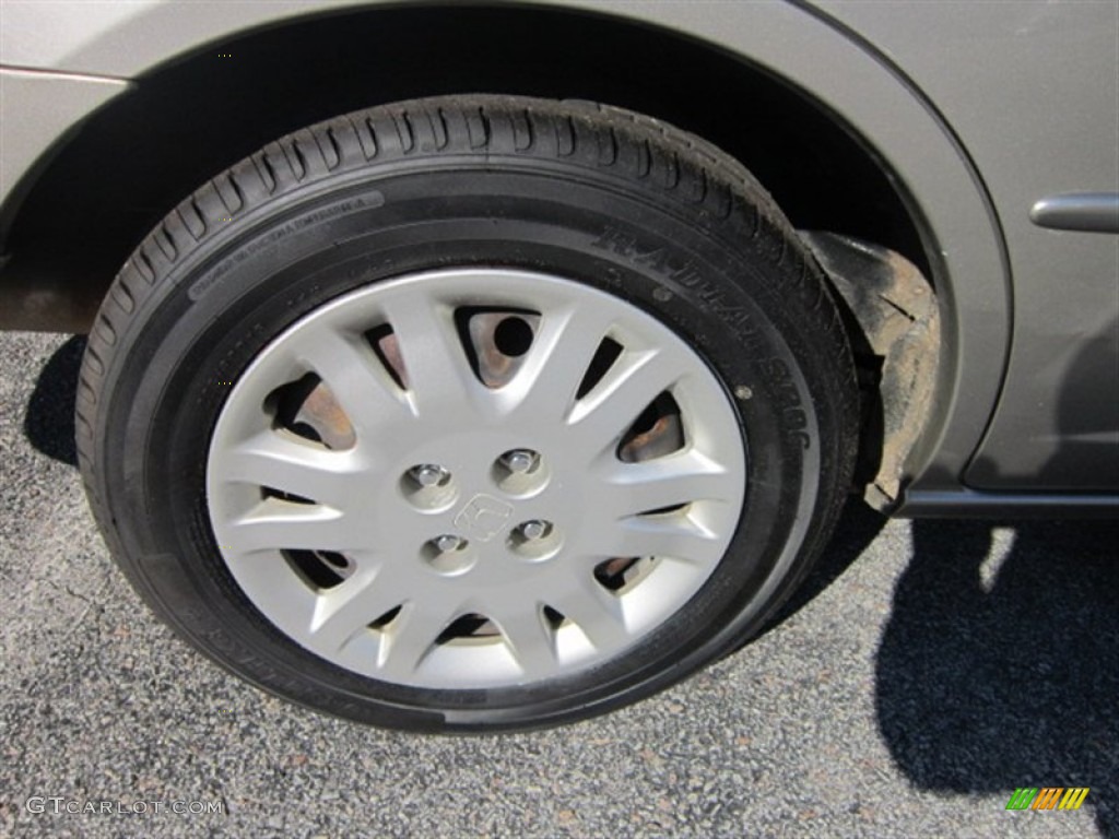 2004 Civic LX Sedan - Shoreline Mist Metallic / Ivory Beige photo #6