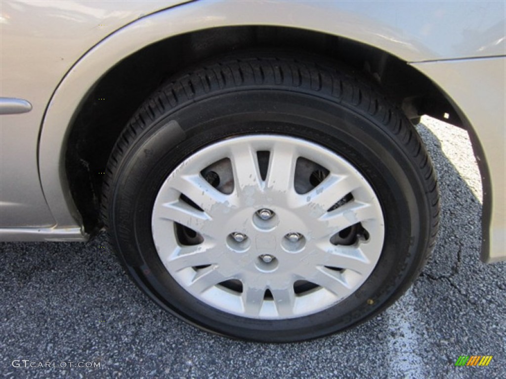 2004 Civic LX Sedan - Shoreline Mist Metallic / Ivory Beige photo #7