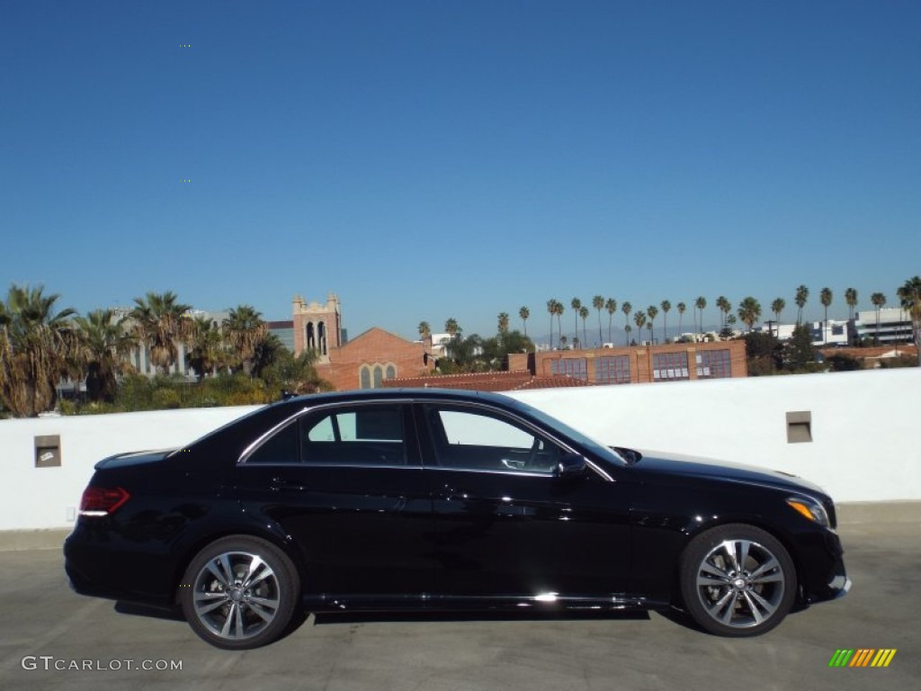 2014 E 350 Sport Sedan - Black / Black photo #3