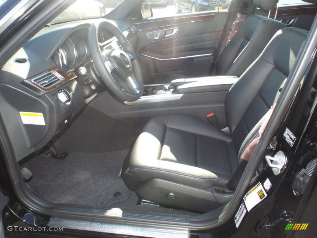 2014 E 350 Sport Sedan - Black / Black photo #7
