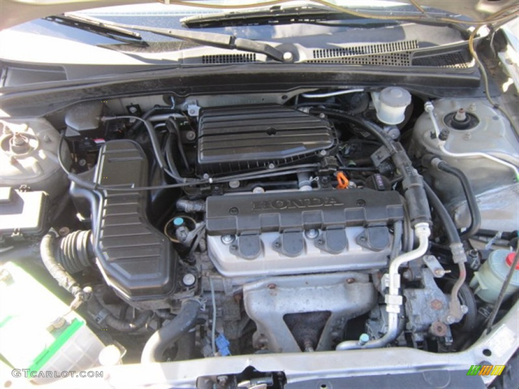 2004 Civic LX Sedan - Shoreline Mist Metallic / Ivory Beige photo #20