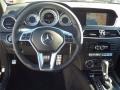2014 Mercedes-Benz C Black Interior Steering Wheel Photo