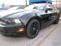 2014 Black Ford Mustang V6 Coupe  photo #1