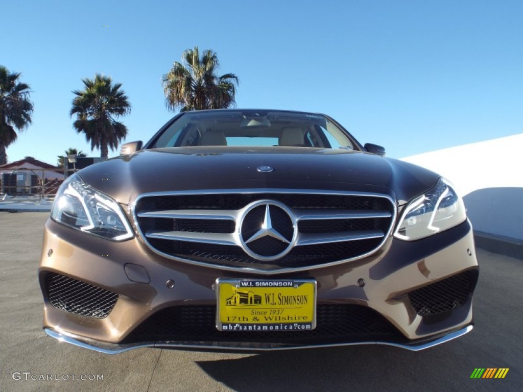 2014 E E250 BlueTEC Sedan - Dolomite Brown Metallic / Silk Beige/Espresso Brown photo #2