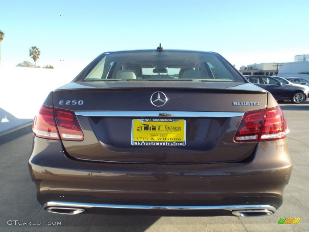 2014 E E250 BlueTEC Sedan - Dolomite Brown Metallic / Silk Beige/Espresso Brown photo #5