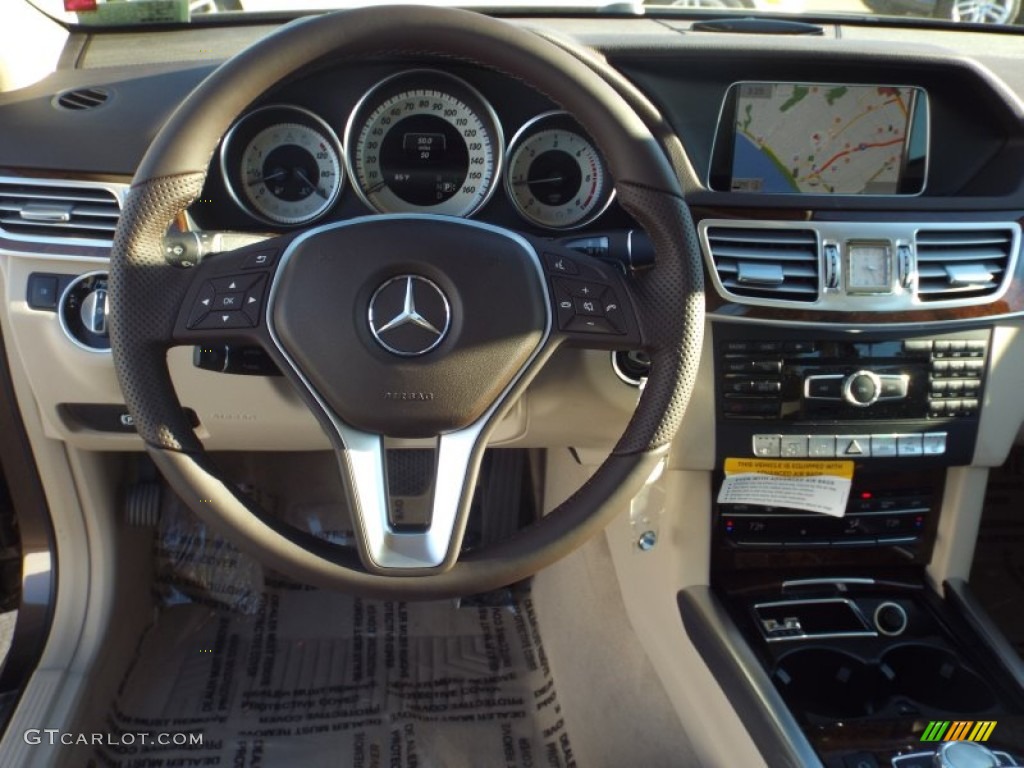 2014 E E250 BlueTEC Sedan - Dolomite Brown Metallic / Silk Beige/Espresso Brown photo #9