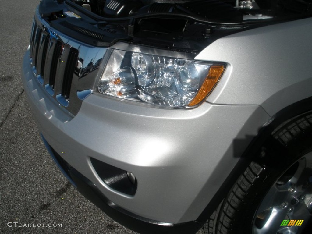 2012 Grand Cherokee Limited - Bright Silver Metallic / Black photo #10