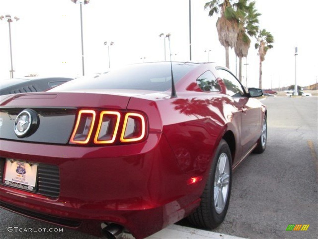 2014 Mustang V6 Coupe - Ruby Red / Charcoal Black photo #5