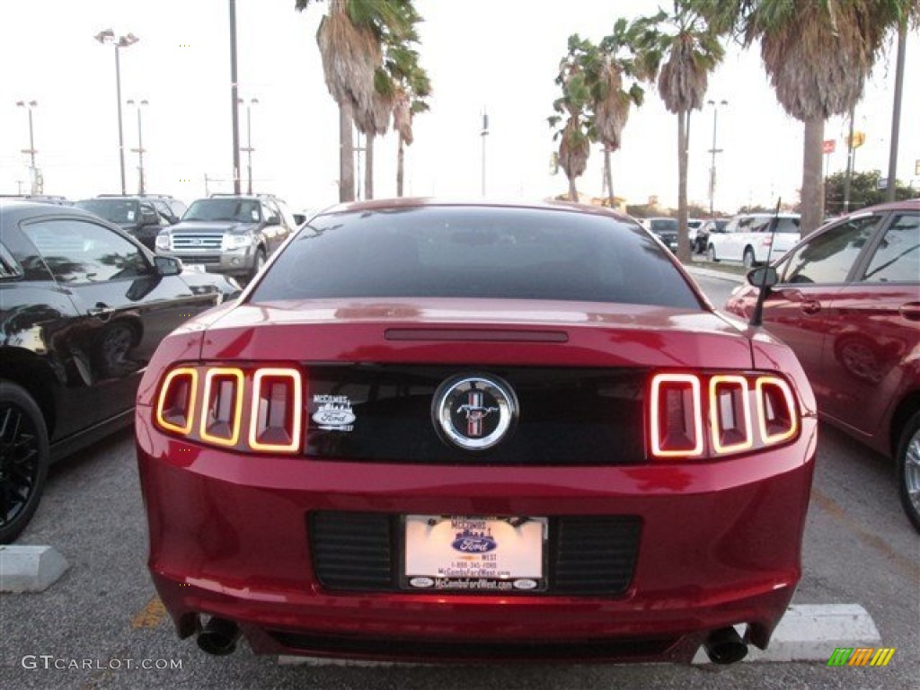 2014 Mustang V6 Coupe - Ruby Red / Charcoal Black photo #6