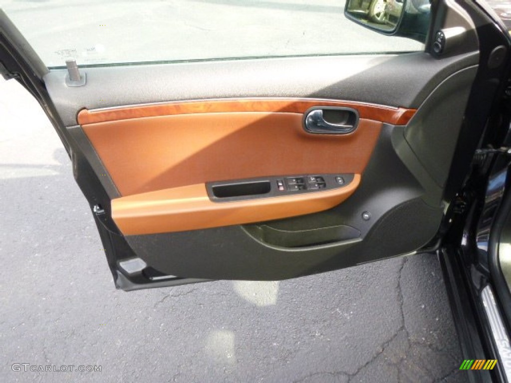 2009 Aura XR V6 - Carbon Flash Metallic / Morocco Brown photo #11