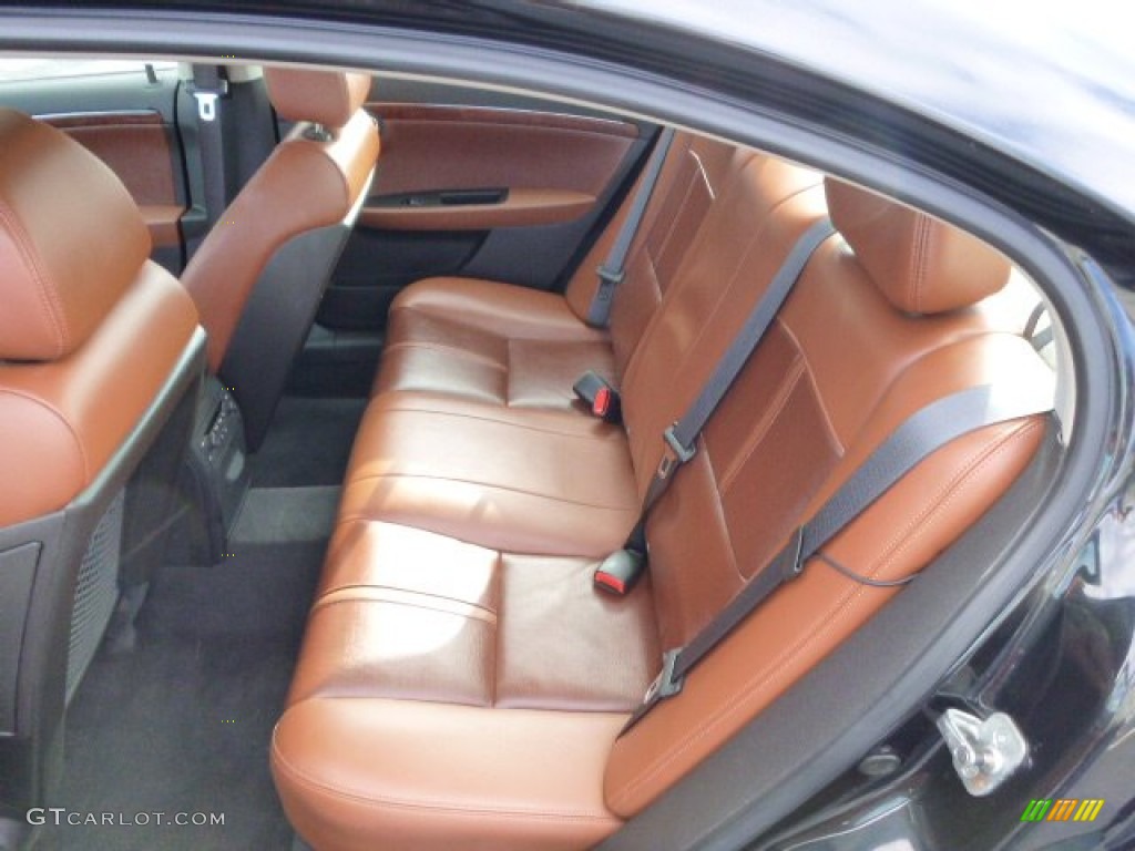 2009 Aura XR V6 - Carbon Flash Metallic / Morocco Brown photo #12