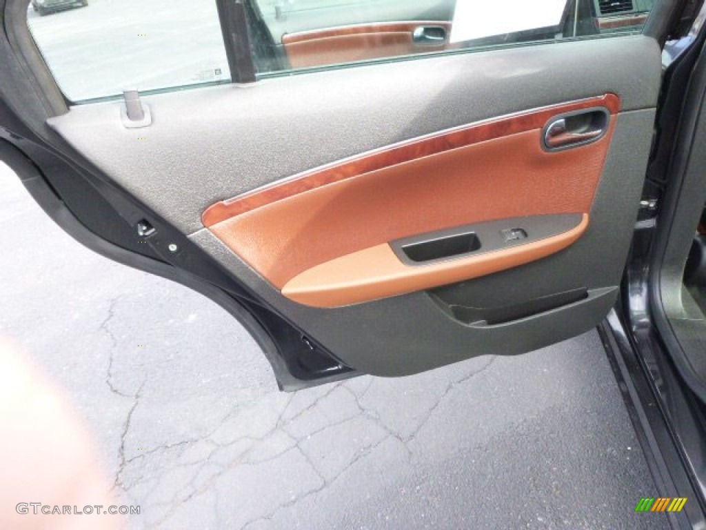 2009 Aura XR V6 - Carbon Flash Metallic / Morocco Brown photo #13