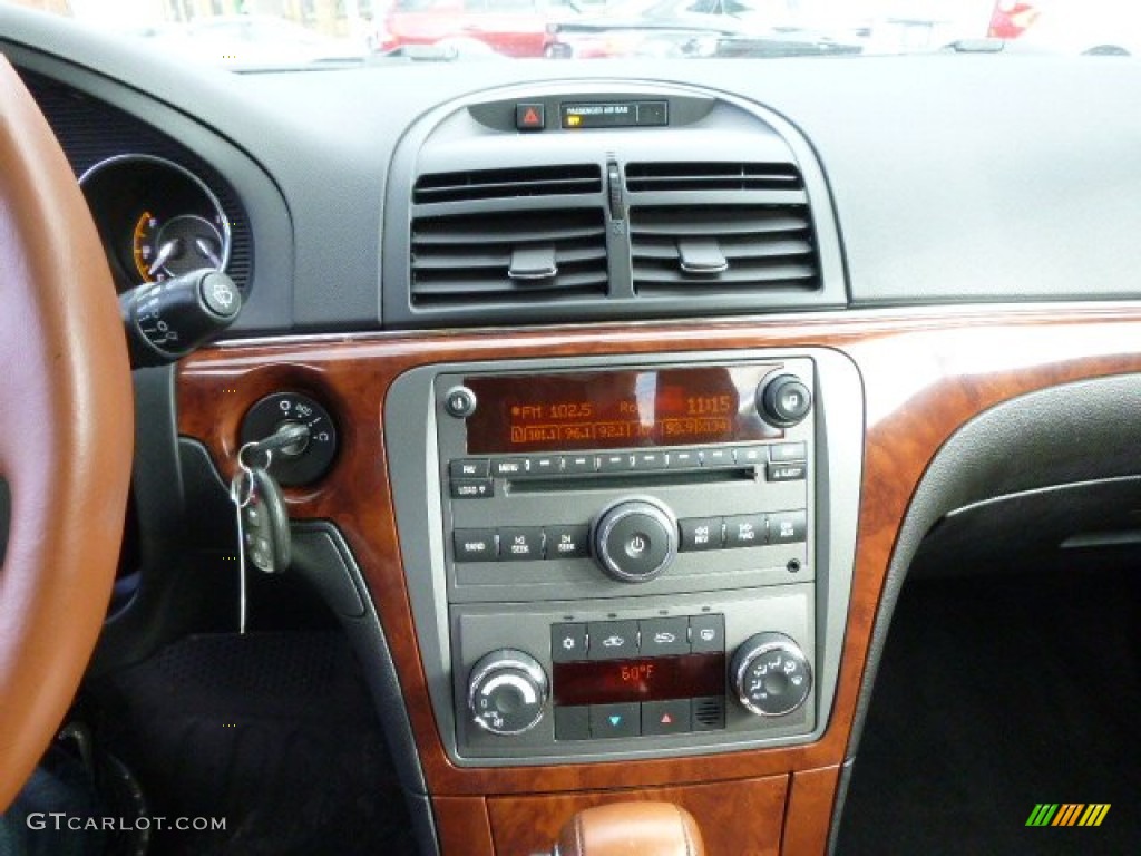 2009 Aura XR V6 - Carbon Flash Metallic / Morocco Brown photo #16