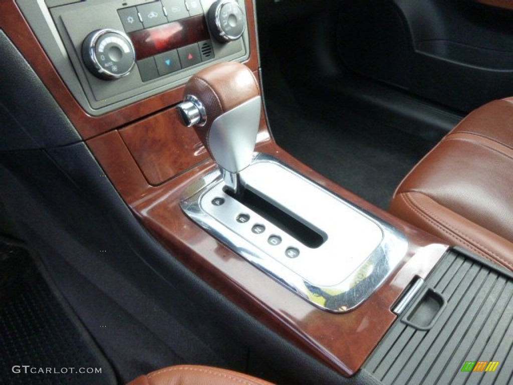 2009 Aura XR V6 - Carbon Flash Metallic / Morocco Brown photo #17