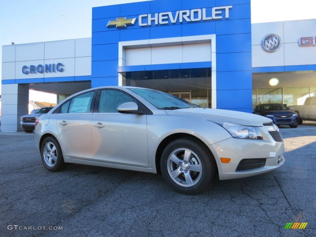 2014 Cruze LT - Champagne Silver Metallic / Medium Titanium photo #1
