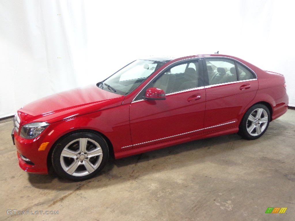 Mars Red 2011 Mercedes-Benz C 300 Sport 4Matic Exterior Photo #89769822