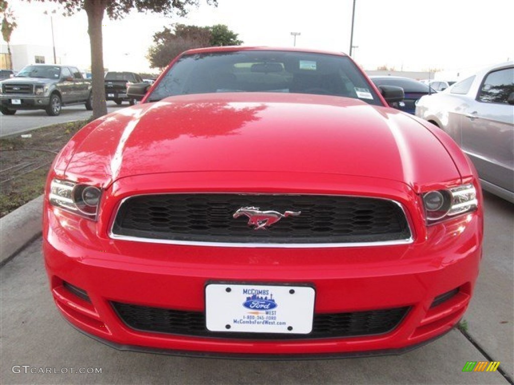 2014 Mustang V6 Coupe - Race Red / Charcoal Black photo #18