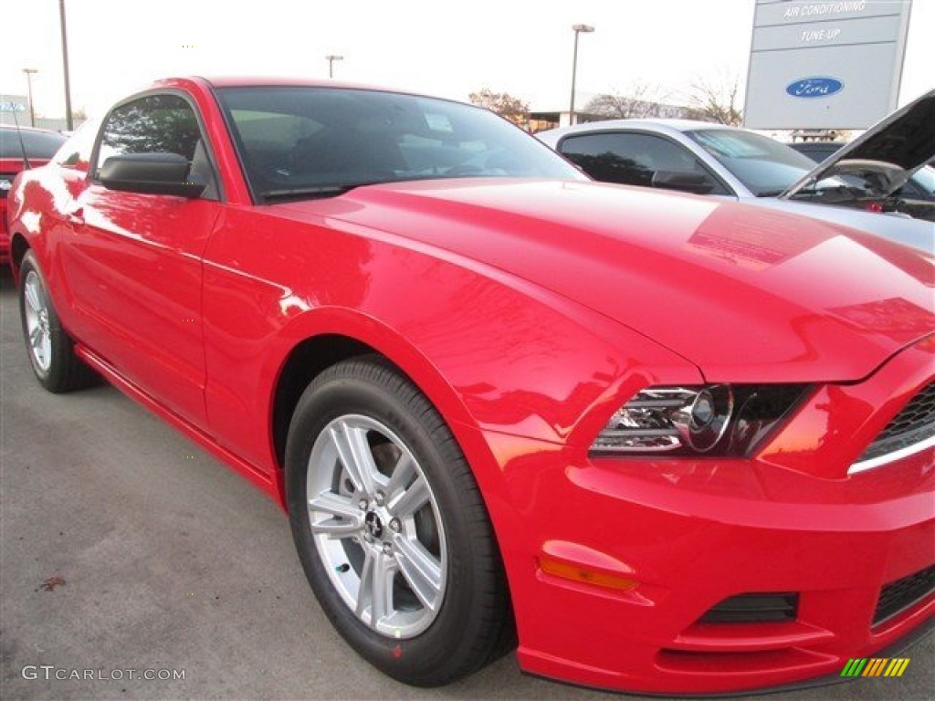 2014 Mustang V6 Coupe - Race Red / Charcoal Black photo #19