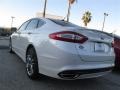 2014 White Platinum Ford Fusion Titanium  photo #4