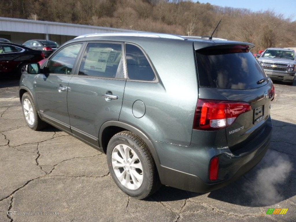 2014 Sorento EX V6 AWD - Sage Green / Beige photo #6