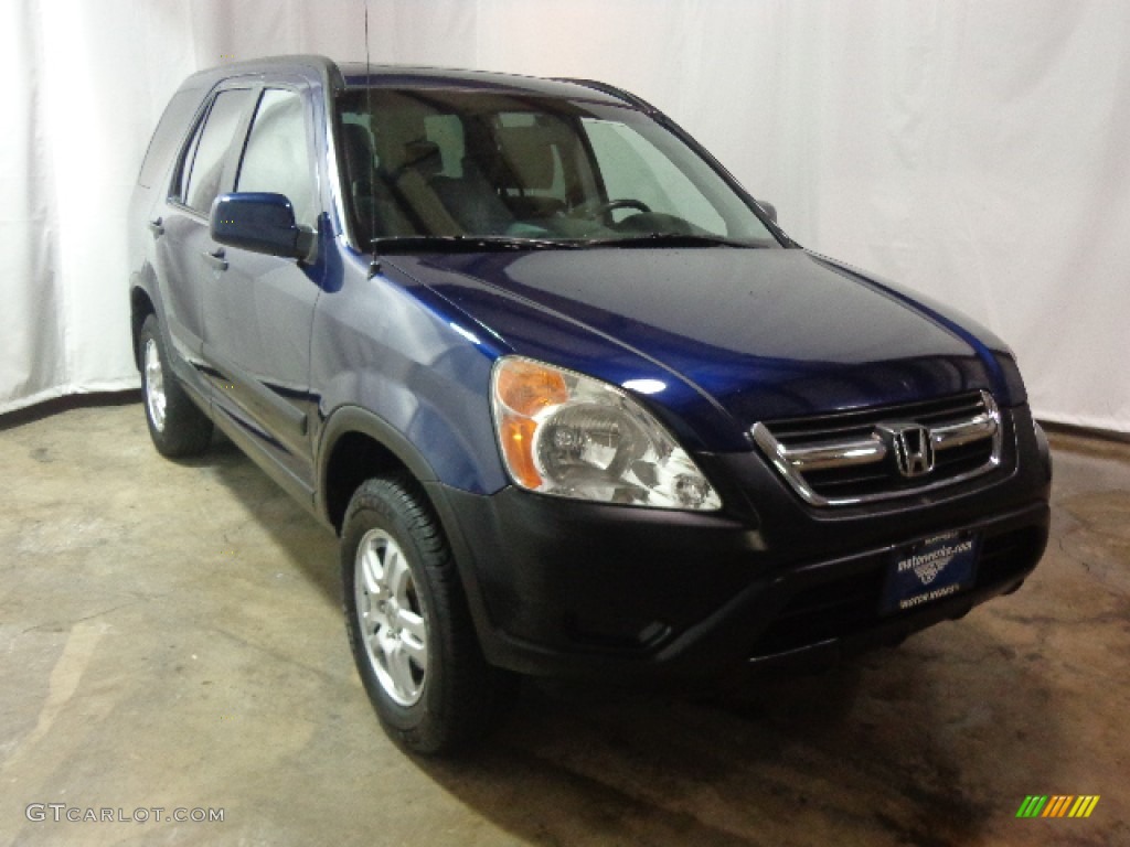 2004 CR-V EX 4WD - Eternal Blue Pearl / Black photo #1