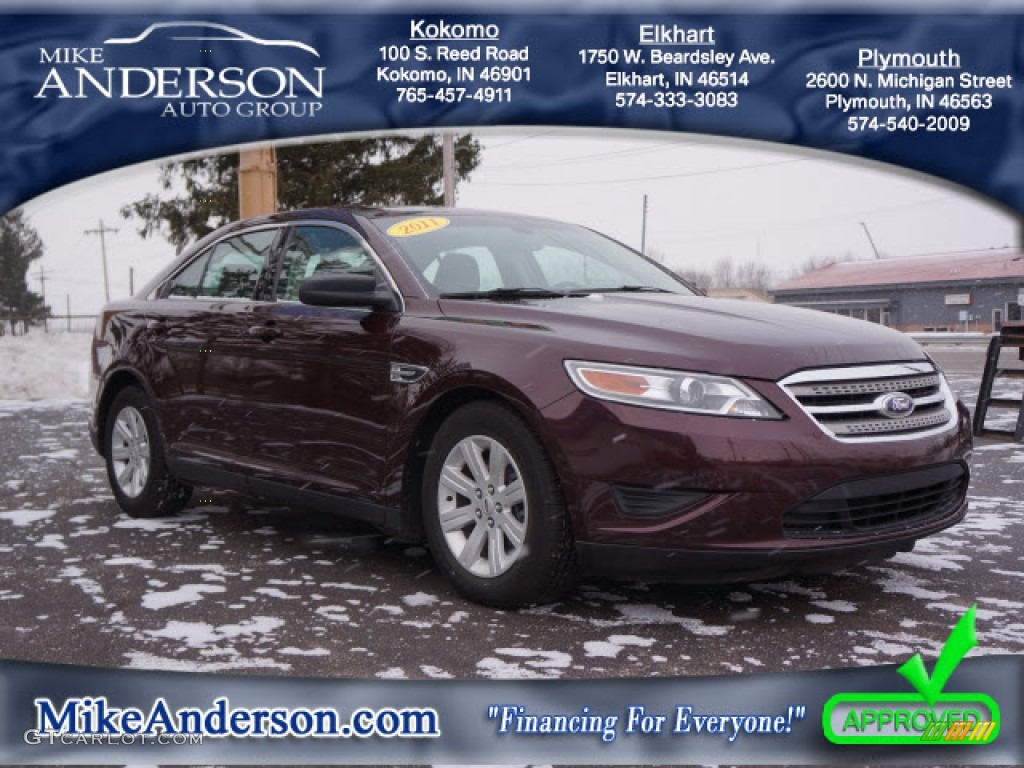 2011 Taurus SE - Bordeaux Reserve Red / Light Stone photo #1