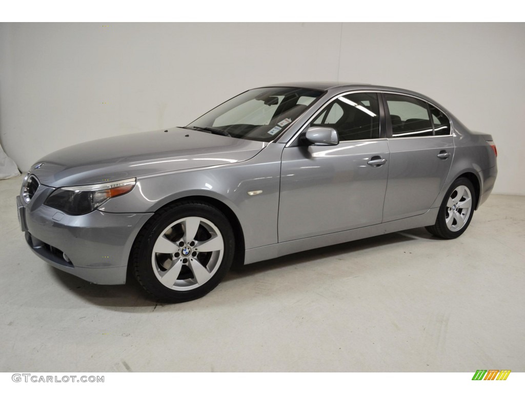 Silver Grey Metallic 2006 BMW 5 Series 525i Sedan Exterior Photo #89774960