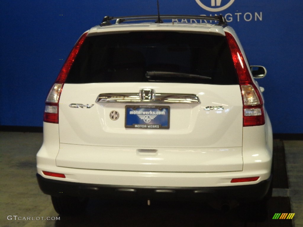 2011 CR-V EX-L 4WD - Taffeta White / Black photo #7