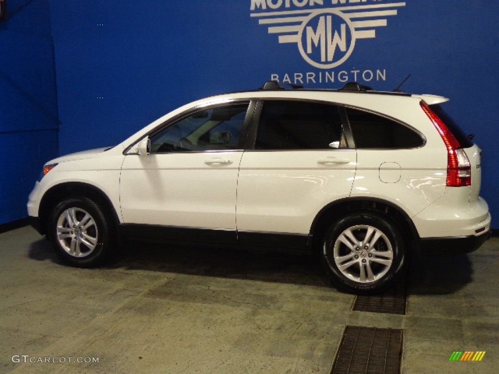 2011 CR-V EX-L 4WD - Taffeta White / Black photo #10