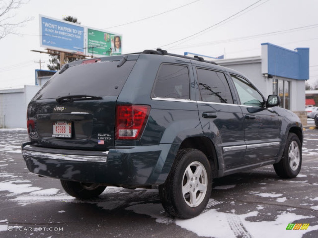2005 Grand Cherokee Limited 4x4 - Deep Beryl Green Pearl / Medium Slate Gray photo #2