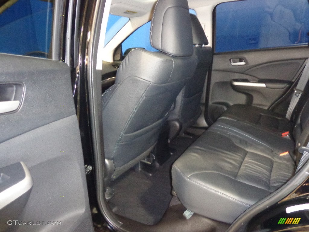 2012 CR-V EX-L 4WD - Crystal Black Pearl / Black photo #22