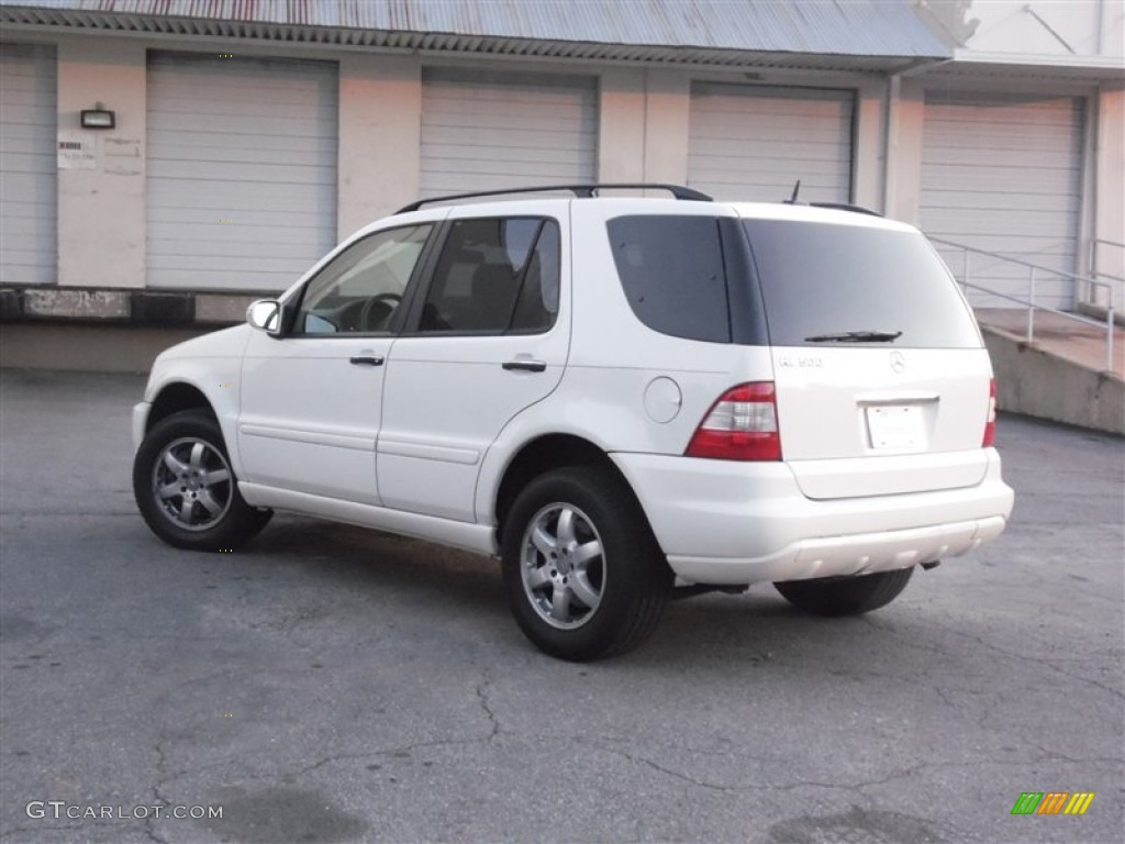 2003 ML 500 4Matic - Alabaster White / Borneo/Java photo #6
