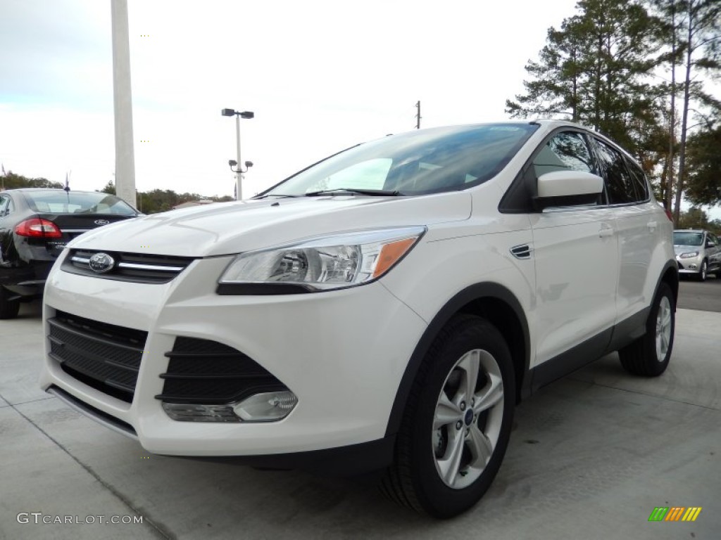 2014 Escape SE 1.6L EcoBoost - White Platinum / Medium Light Stone photo #1