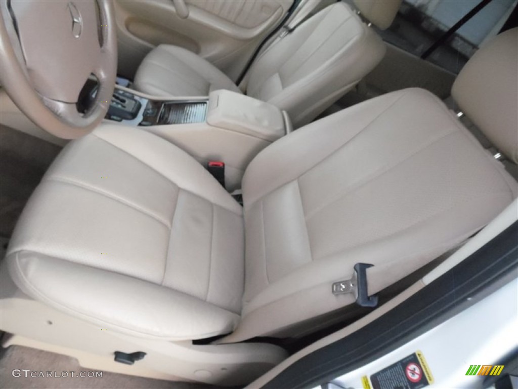 2003 ML 500 4Matic - Alabaster White / Borneo/Java photo #11