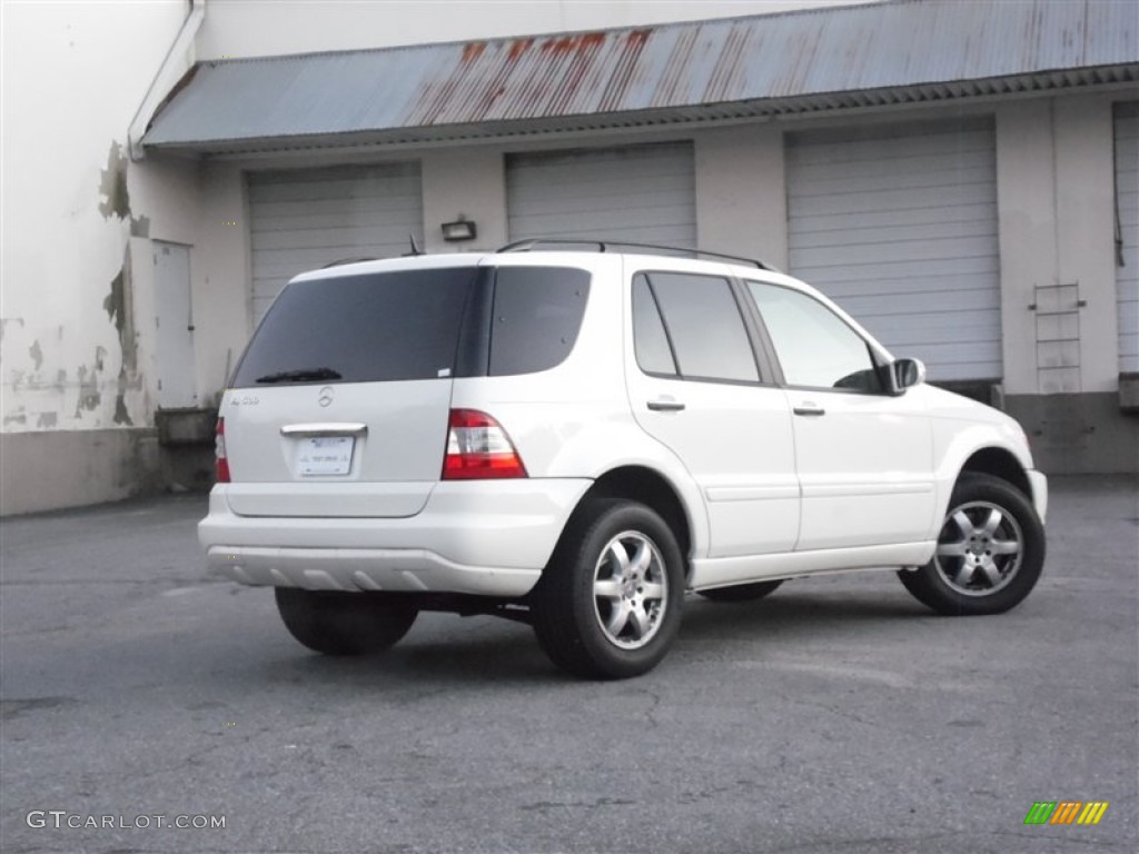 2003 ML 500 4Matic - Alabaster White / Borneo/Java photo #20