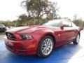 2014 Ruby Red Ford Mustang V6 Premium Coupe  photo #1