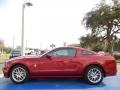 2014 Ruby Red Ford Mustang V6 Premium Coupe  photo #2