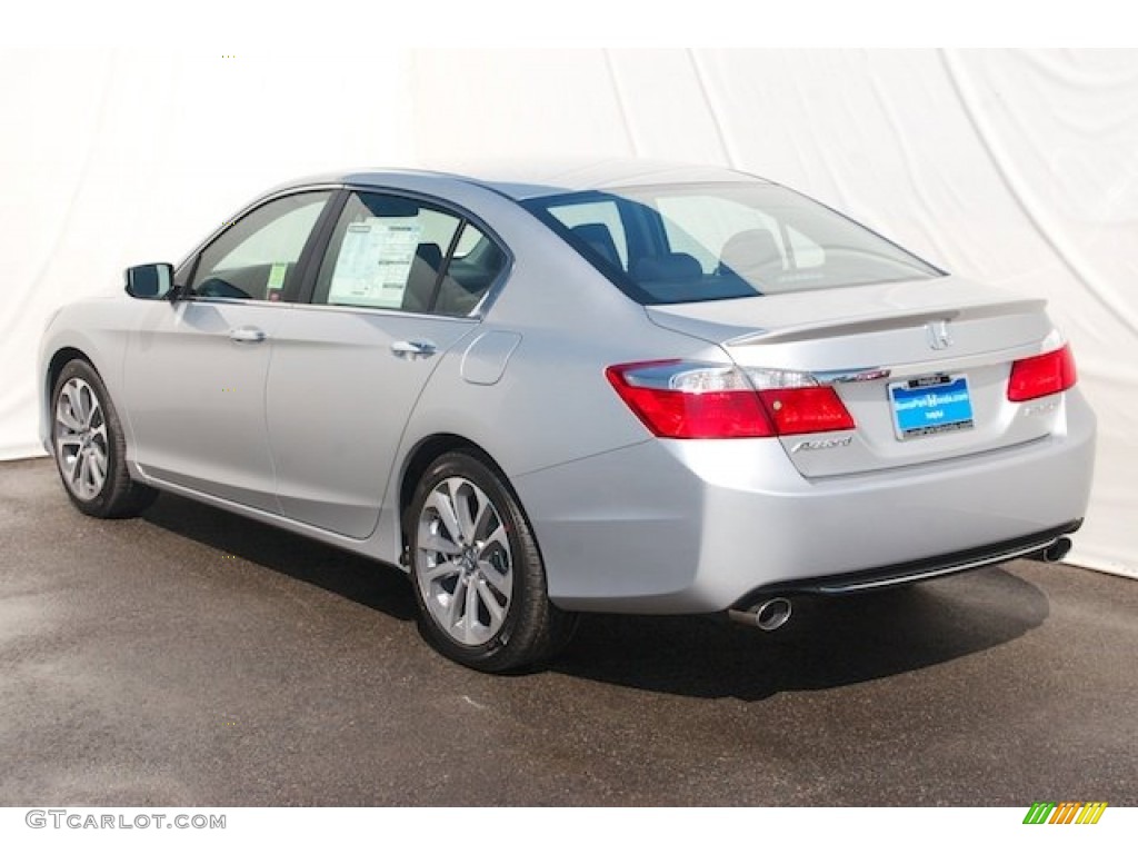 2014 Accord Sport Sedan - Alabaster Silver Metallic / Black photo #5