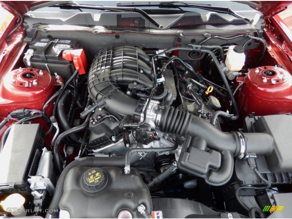 2014 Ford Mustang V6 Premium Coupe 3.7 Liter DOHC 24-Valve Ti-VCT V6 Engine Photo #89777300
