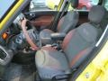 Black/Marrone (Black/Brown) 2014 Fiat 500L Trekking Interior Color