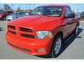 2012 Flame Red Dodge Ram 1500 Express Regular Cab  photo #1